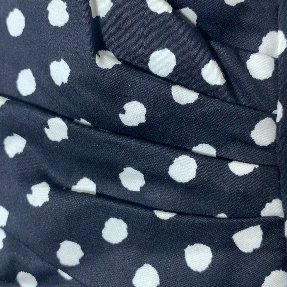 Brand New Jessica Simpson Dress Black with White Polka Dots and Pockets - Picture 6 of 12